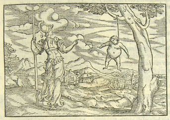 Rusconi - Arachné et Pallas - 16ème siècle