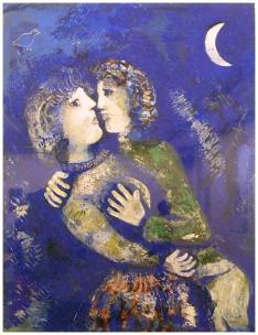 Chagall 1926 - Les amoureux à la demi-lune - StedelijkMuseum-Amsterdam