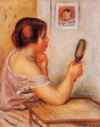 Auguste Renoir - Gabrielle tenant un miroir 1905