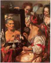 Bernardo Strozzi - Allégorie de la vanité 1635