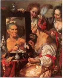 Bernardo Strozzi - Allégorie de la vanité 1635