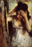Degas - Femme se peignant - vers 1883