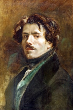 Eugene Delacroix - Autoportrait au gilet vert 1837