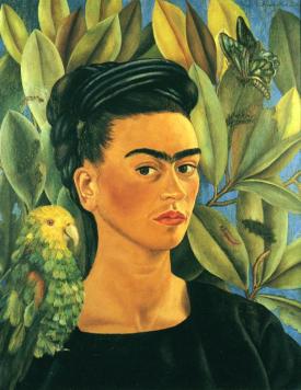 Frida Kahlo - Autoportrait avec Bonito-1941