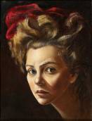 Leonor Fini - Autoportrait au turban rouge 1938