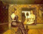 Paul Delvaux - Femme au miroir 2