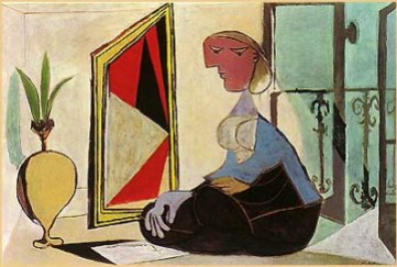 Picasso - femme au miroir 3