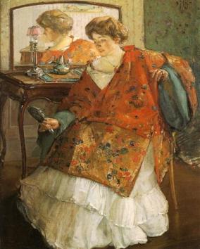 Richard Edouard Miller - La robe chinoise 1909