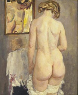 Sluyters - 1920 Nu au miroir