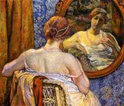 Théodore Van Rysselberghe - Femme au miroir - 1907