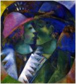 Chagall - 1914 - Les amants verts - collection privée