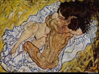 Egon Schiele - l'etreinte