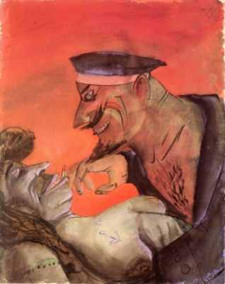 Otto Dix - Matelot et fille 1923