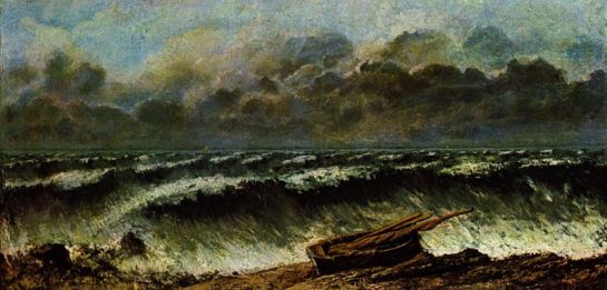Vagues - Gustave Courbet (Etretat 1869)