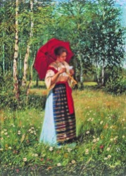Nikolay Bogdanov Belsky (russe 1868-1945) -russian painter -Lisant une lettre-1892