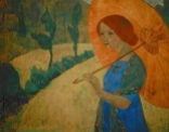 Paul Sérusier (1864-1927) - Mme Sérusier à l'ombrelle 1912