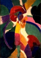 Robert Delaunay - Femme à l'ombrelle 1913