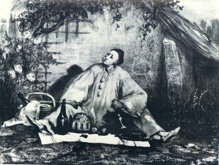 Auguste Bouquet - J.-G. Deburau - 1830 en Pierrot Gourmand