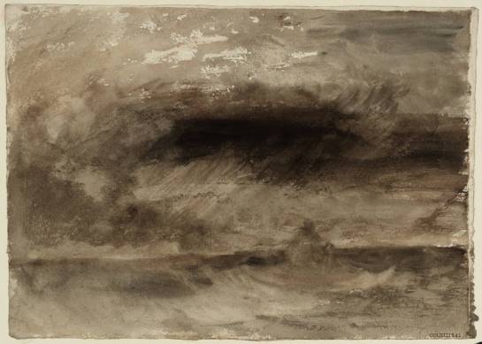 William Turner - Orage en mer - 1824  