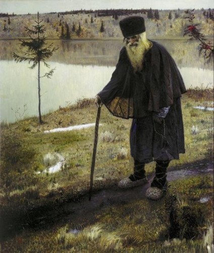 Mikhaïl Nestérov - L'Ermite (1889) - Galerie Tretiakov de Moscou