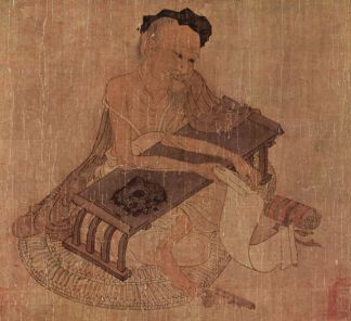 Wang Wei poète, peintre et musicien chinois du VIIIème siècle (époque Tang), profondément inspiré des sagesses du bouddhisme zen