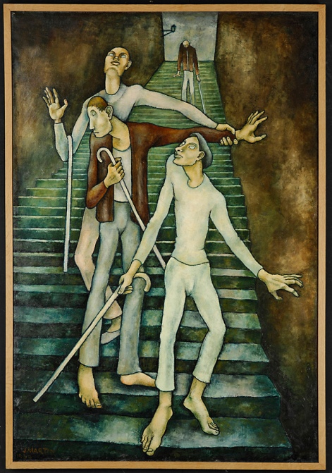 Jean Martin - Les aveugles - 1937 (Musée des BA Lyon)