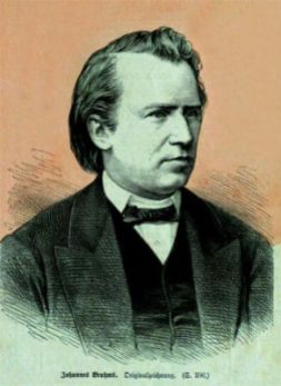 Johannes Brahms (1833-1897) - Gravure sur bois vers1865 (StadtMuseum Bonn)