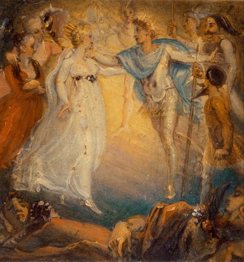 Thomas Stothard (1755-1834) - Oberon et Titania - A_Midsummer Night's Dream