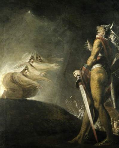 Fuseli, Henry, 1741-1825; Macbeth, Banquo and the Witches